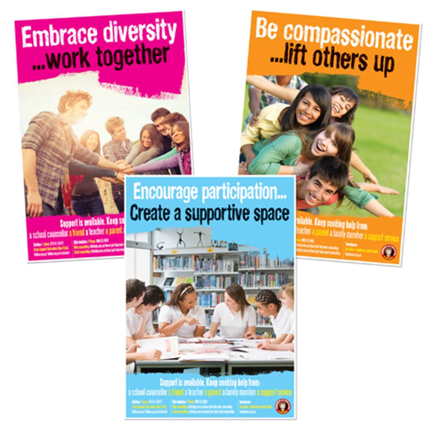 Free Yourself From Bullying Posters A2 Set 3