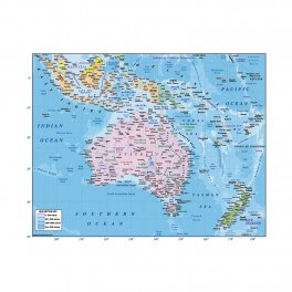 Australia & Oceania Wall Graphic Mural (Large)