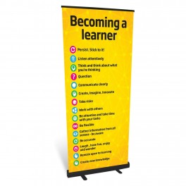 Becoming a Learner Roll Up Banner