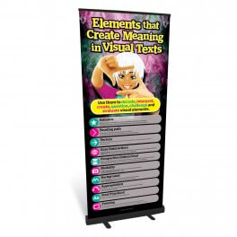Create Meaning in Visual Texts Roll Up Banner