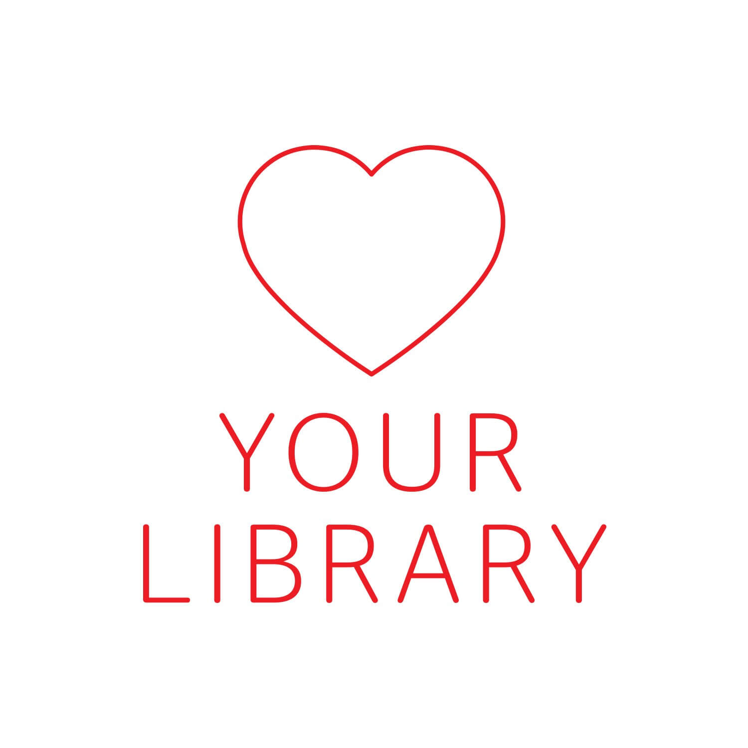 Love Your Library Vinyl Lettering