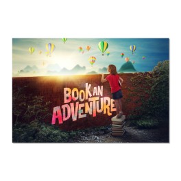 Book an Adventure Wall Graphic Mural