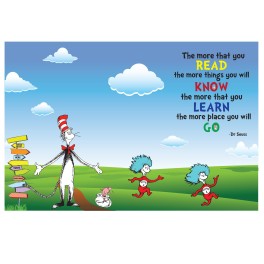 Dr Seuss Wall Graphic Mural (Small)