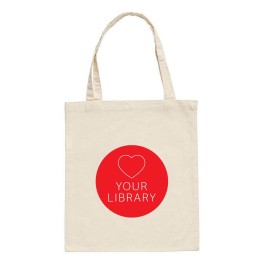 Love Your Library Circle Tote Bag