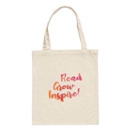 Read Grow Inspire (Text) Tote Bag