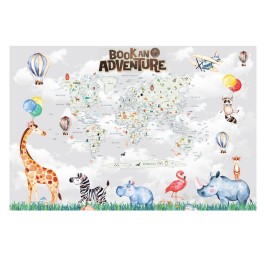 Book an Adventure (World Map) Wall Graphic Mural