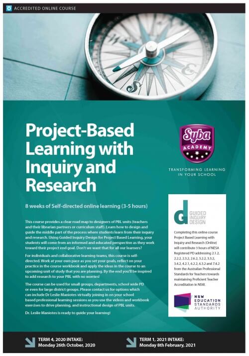 Intake 2: PBL with Inquiry and Research